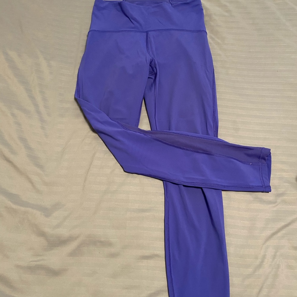 Lululemon leggings with mesh detail
